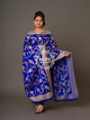 KcPc New Designer Neemzari Banarasi Handloom Pure Chinon Dupattas Royal Green
