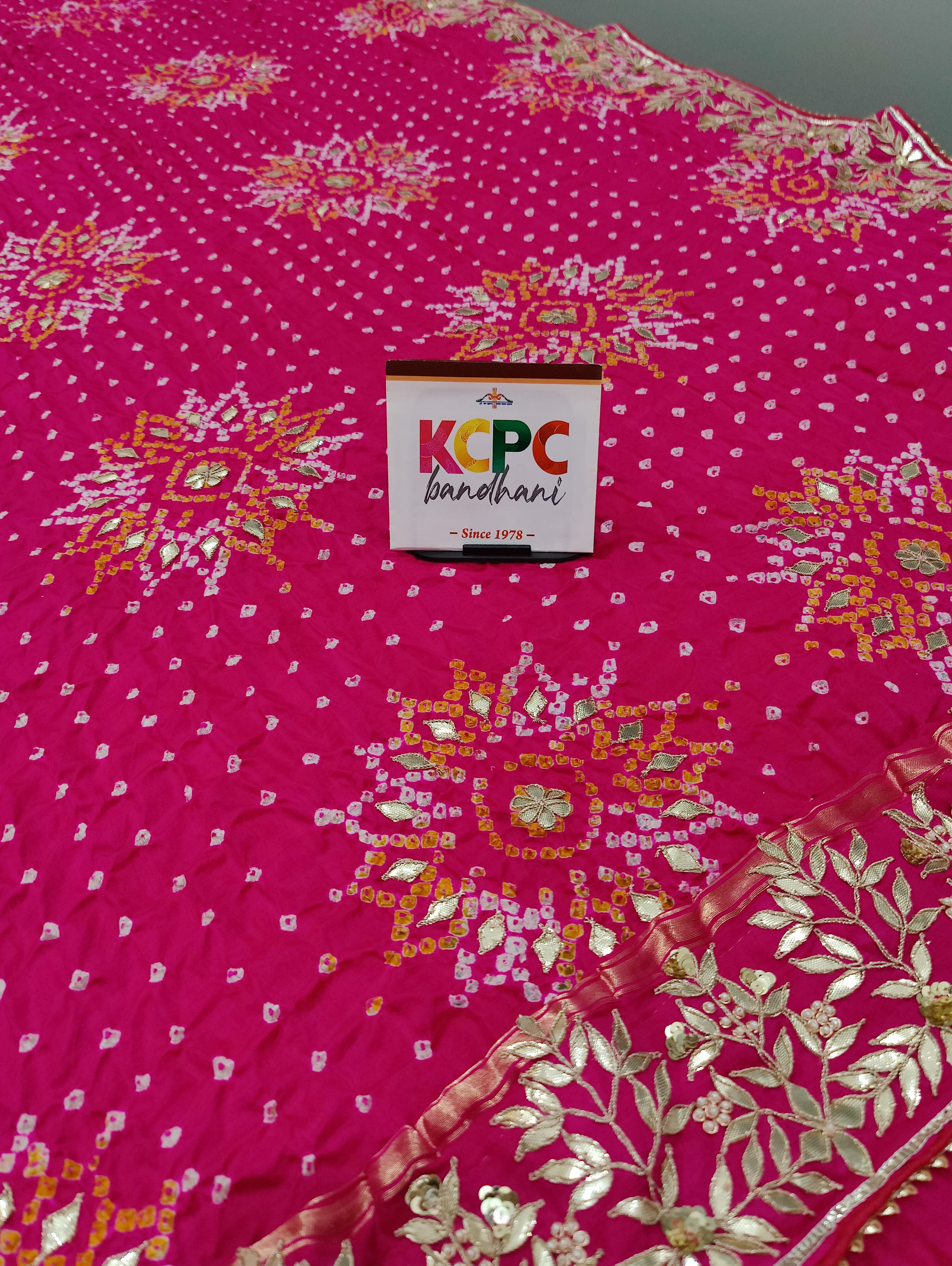 Gota Patti Work saree special for bride