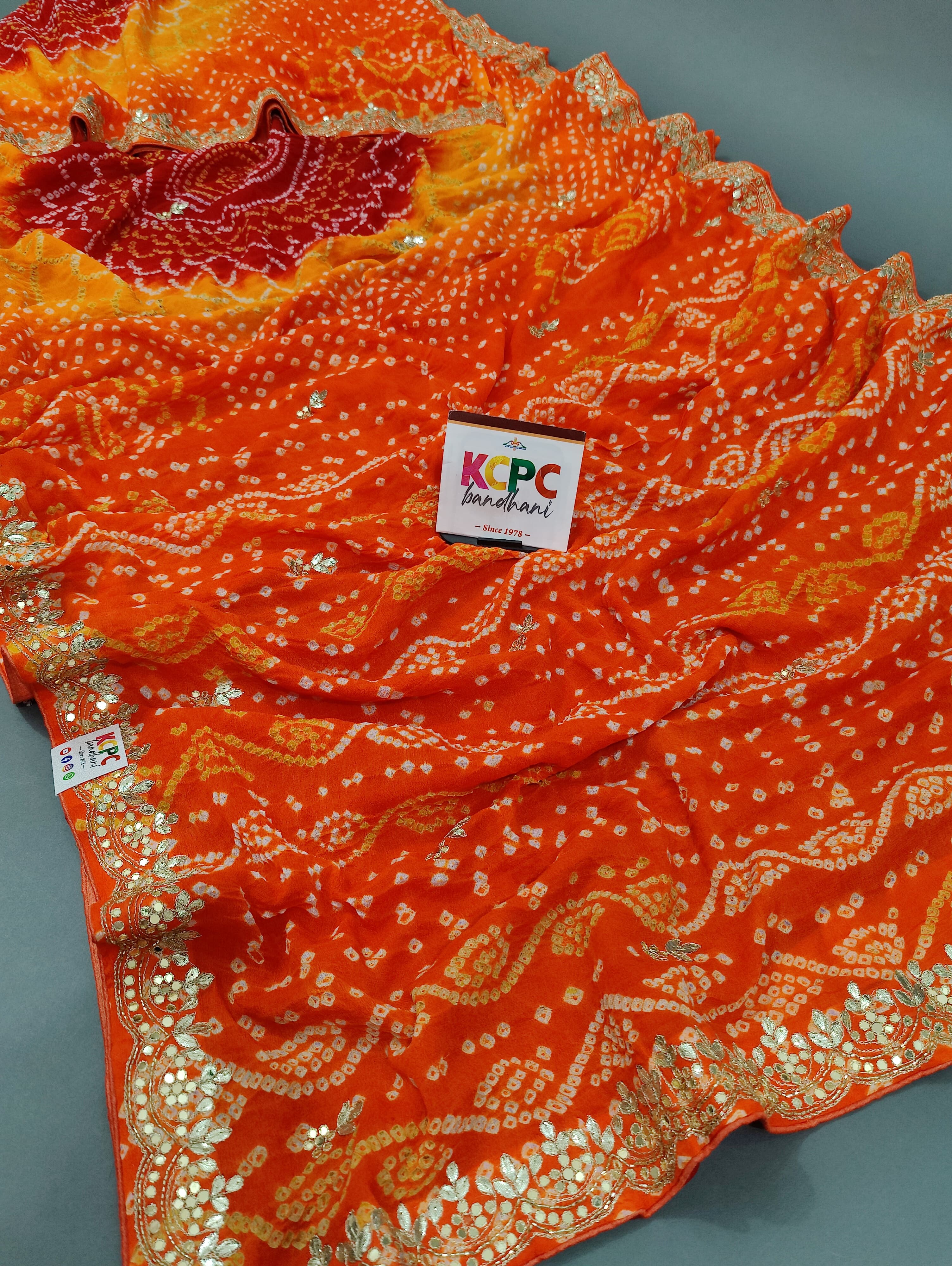 By Bandhani Saree