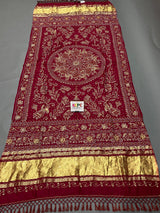KcPc Latest New Rajasthani Traditional Aara Tari DupattaJTW Mehroon