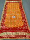 KcPc Pure Gaji Silk Bandhani Ghatchola in Kolkata Zardozi work Pila Chunri Dupatta