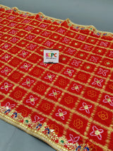 KcPc Latest New Launch Pure Gaji silk Gotapatti Work Dupatta