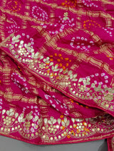 KcPc Latest New Pure Gaji Silk Hand Gotapatti work DupattaAMT