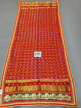 KcPc New Ghatchola Art Silk Bandhej Heavy Border DupattaZHR
