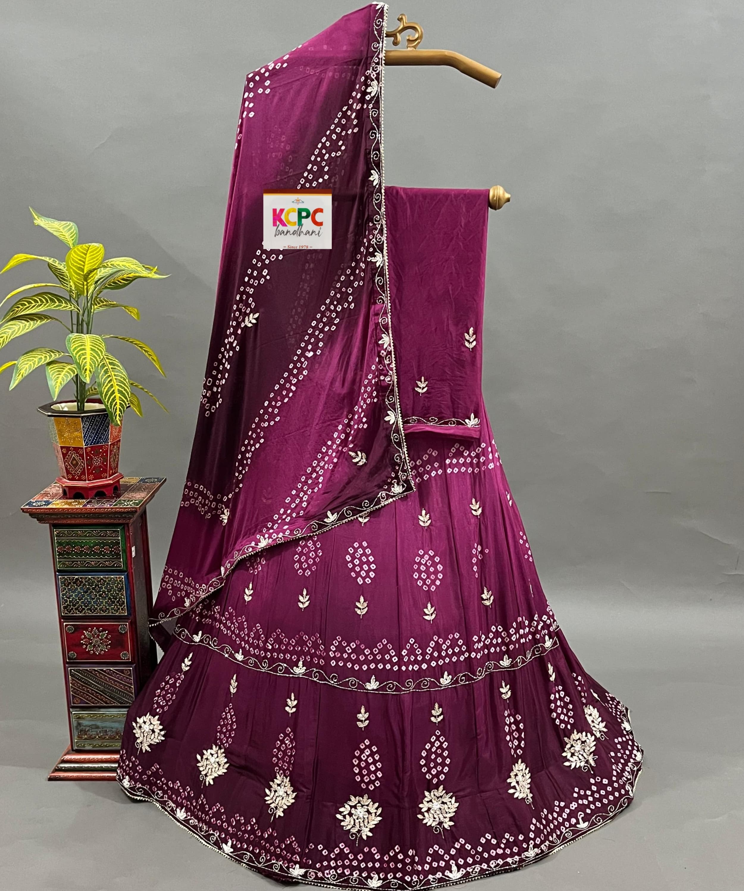By Rajasthani Lehenga With Traditional Wear