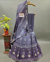 By Rajasthani Lehenga With Traditional Wear