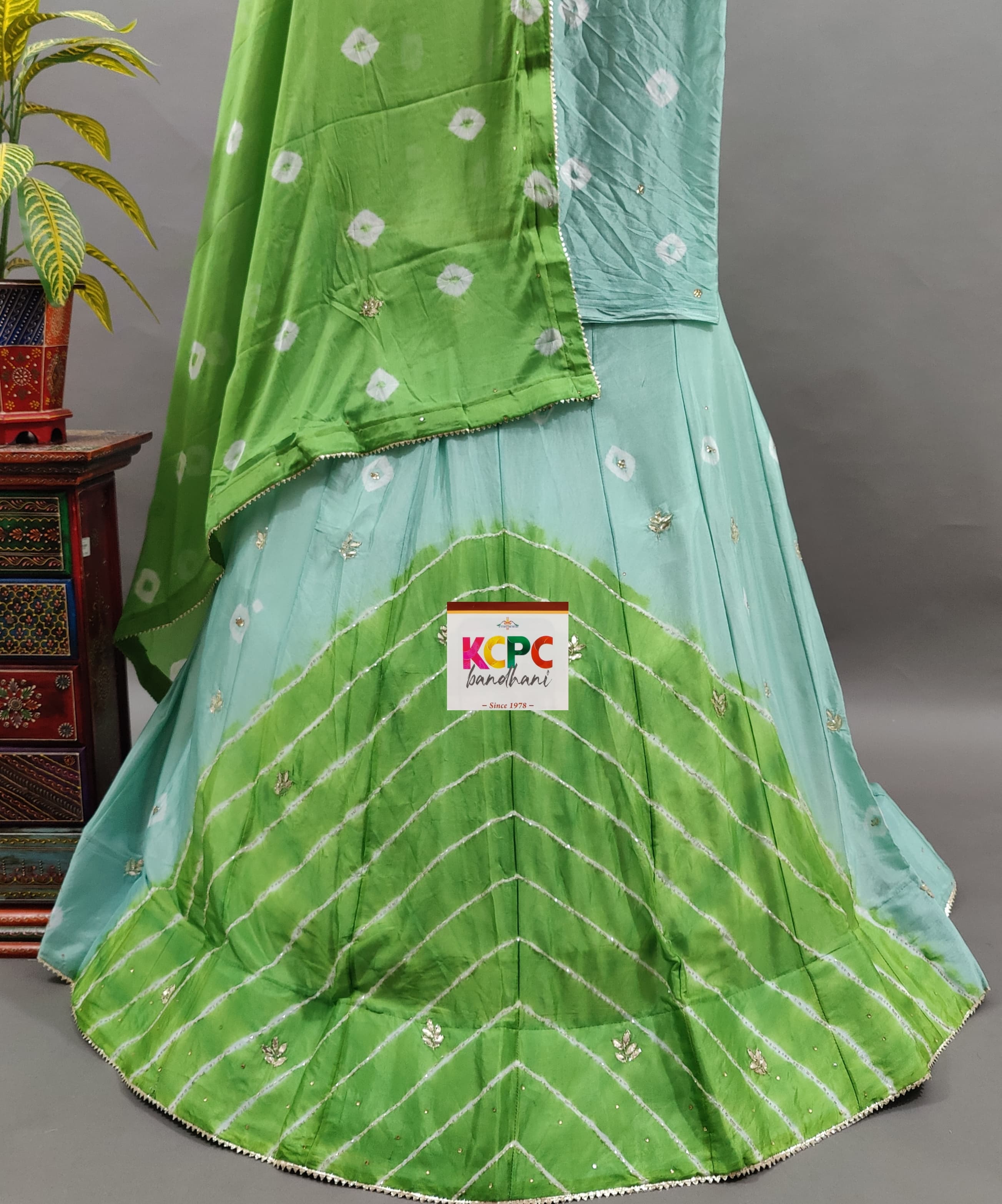 By Rajasthani Lehenga With Traditional Wear