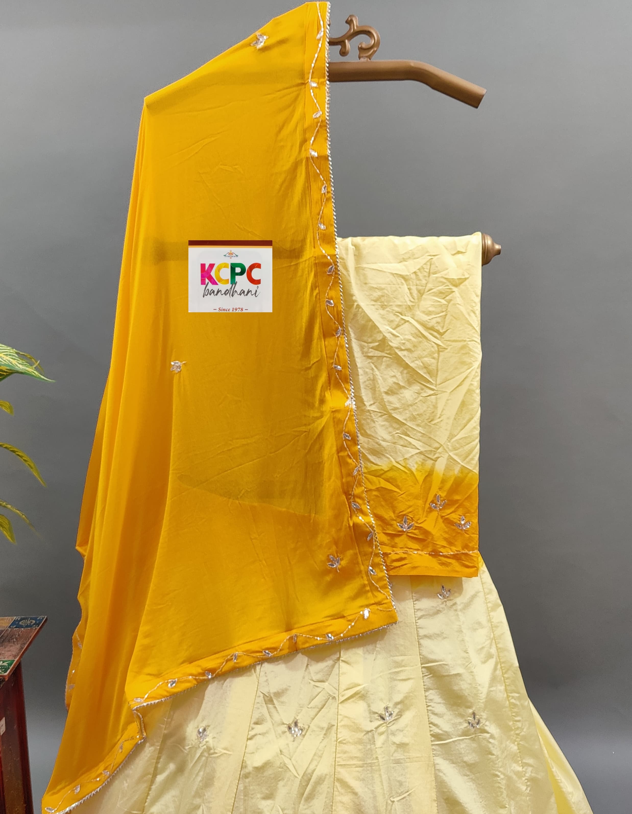 By Upada Chinon Lehenga With Traditional wear