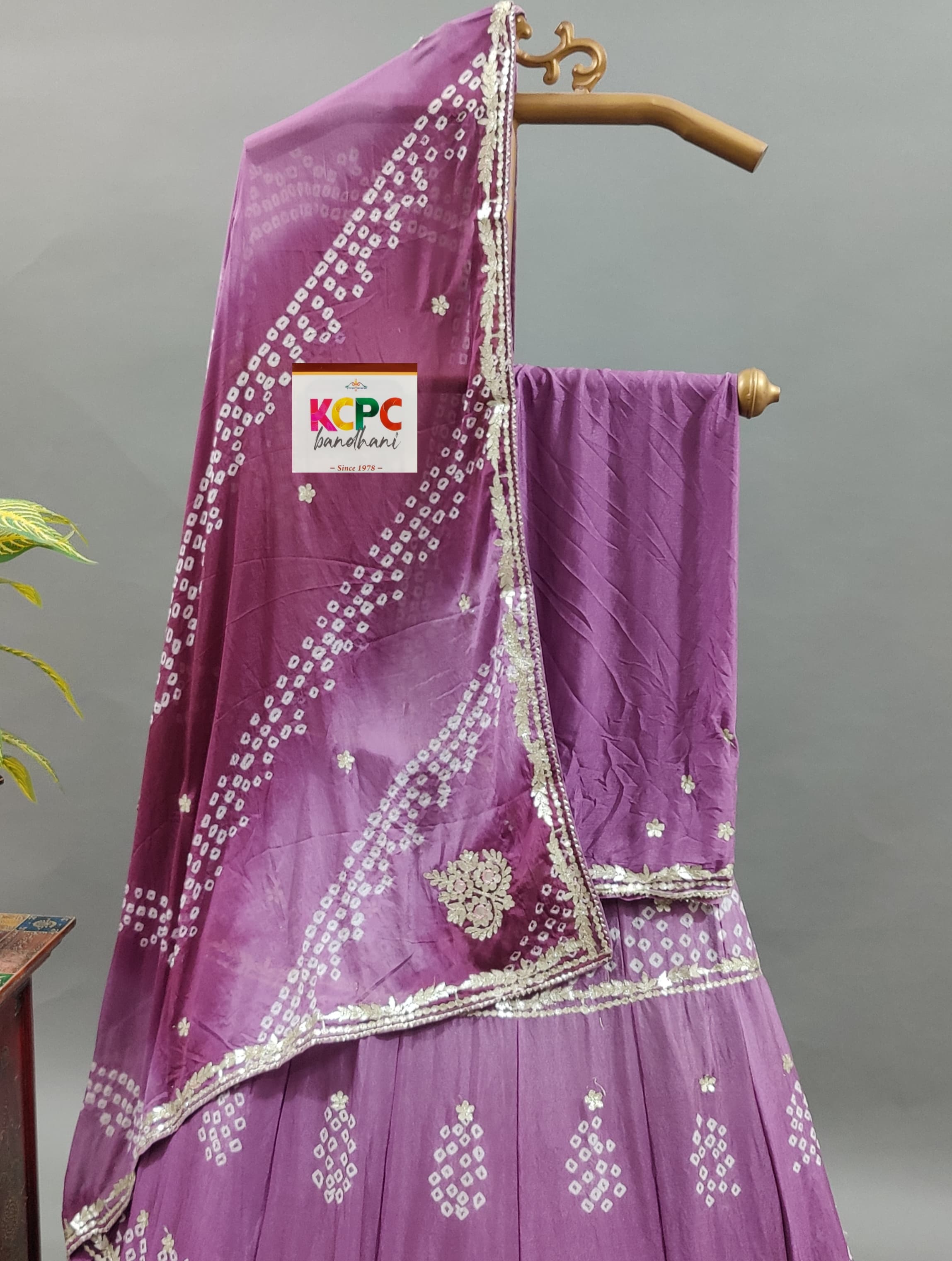 KcPc Latest Launch chinon silk with Cutdana Gotapatti LehengaRAJ