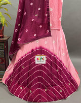 By Rajasthani Lehenga With Traditional Wear