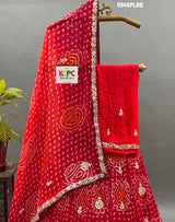 KCPC New Bandhani Collection Designer Jaipuri Pure Ojariya Lehenga setBTU