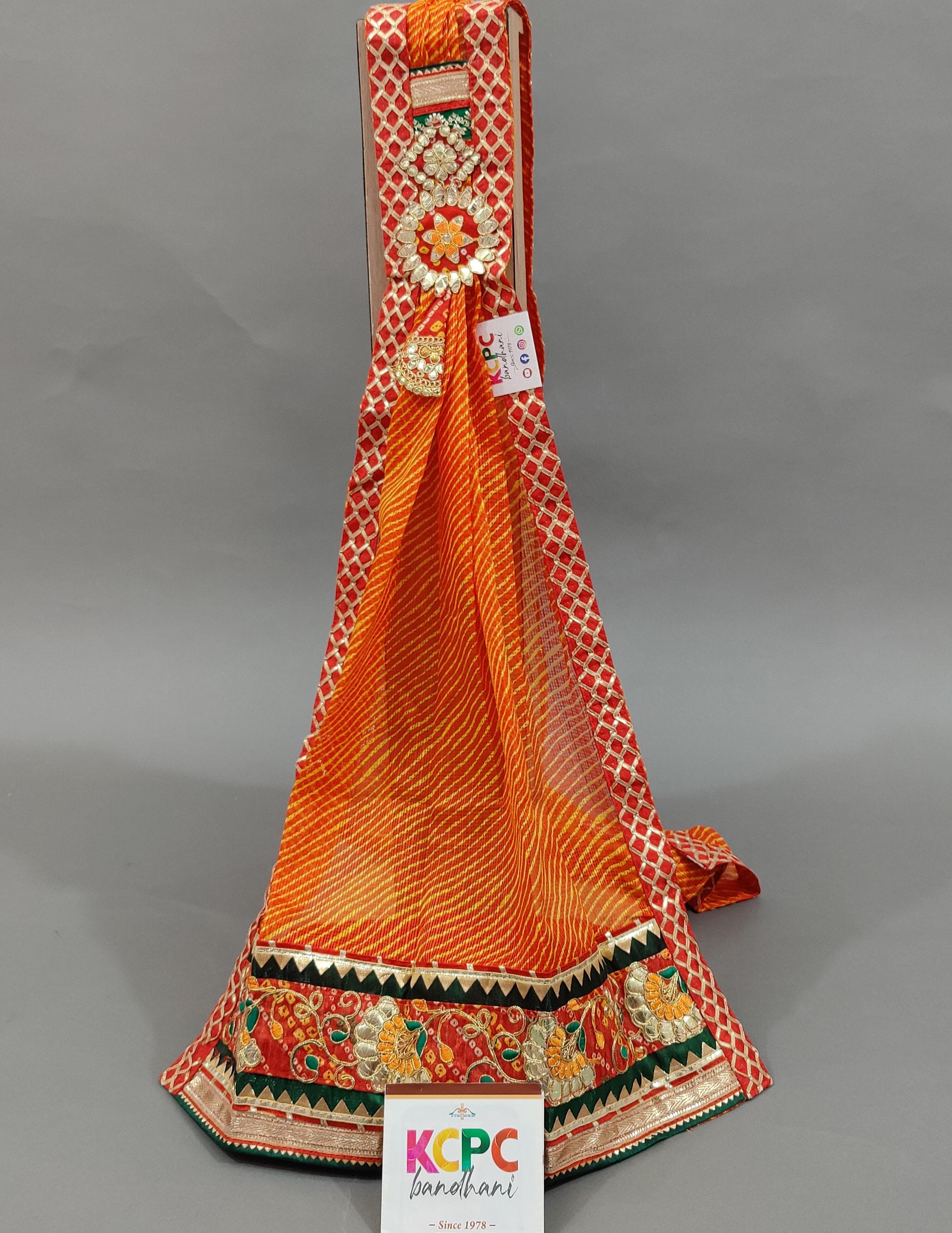 KcPc Latest Design Half Part Marwadi Broach Stole