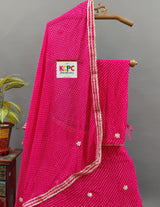 KcPc New Launch Mothda Georgette Gotapatti Designer LehengaKML