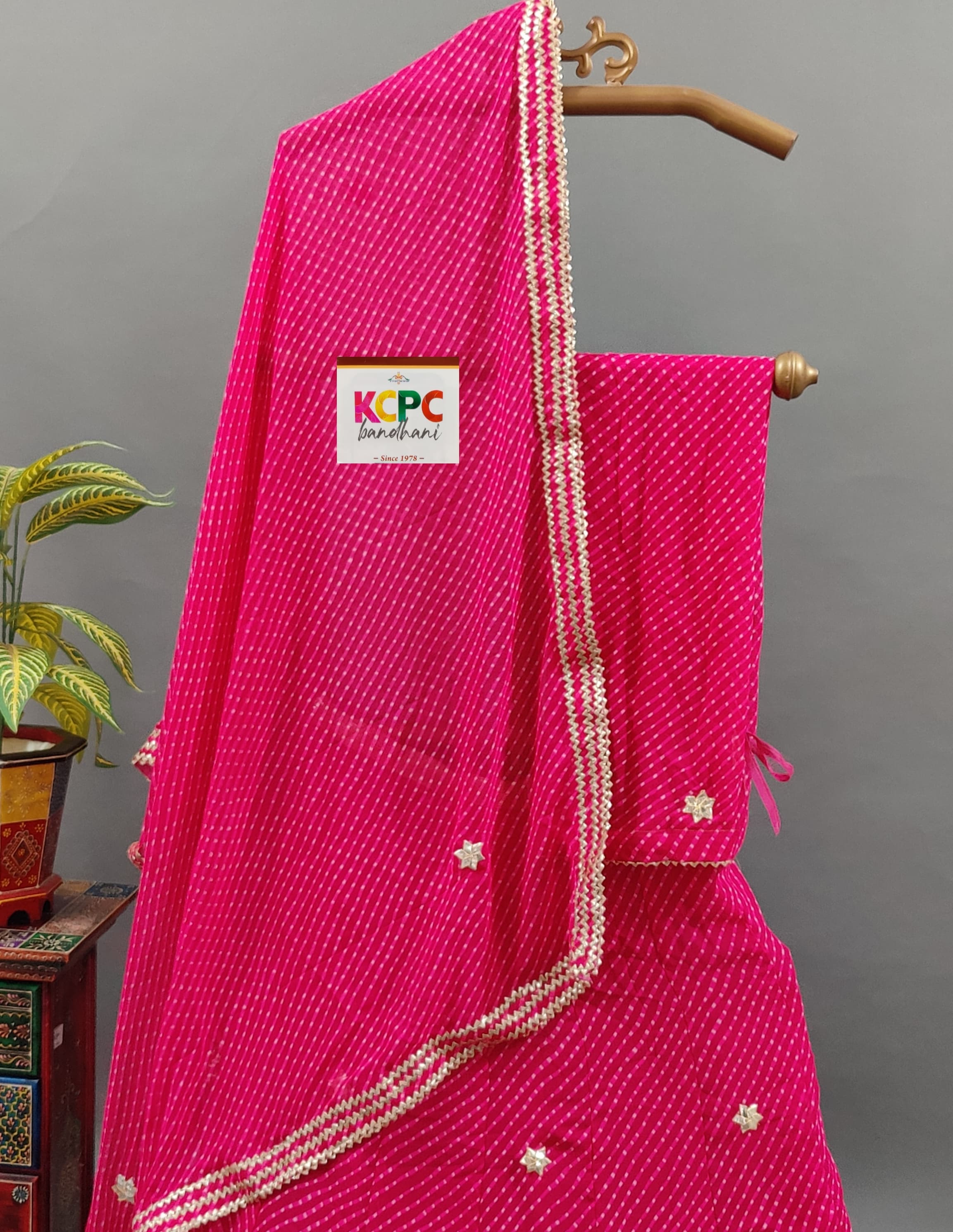 KcPc New Launch Mothda Georgette Gotapatti Designer LehengaKML