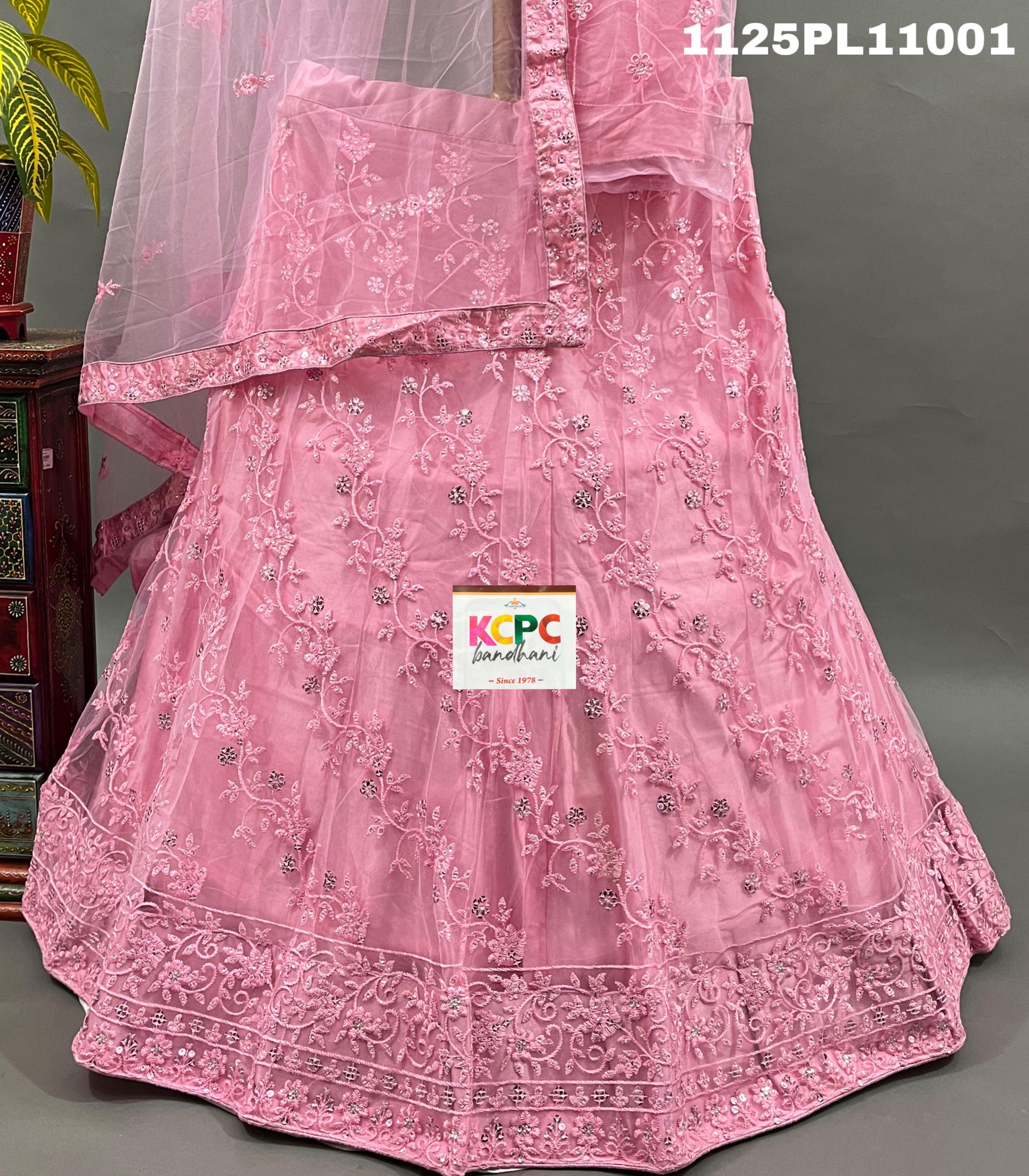 Bollywood style lehanga with sequence and Embroidery work