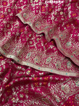 KcPc New Pure Upada Silk bandhni Weaving Pure Handwork SareeMAD
