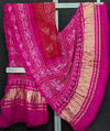 KcPc New Beautiful Pure gaji silk bandhani DupattaADL