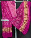 KcPc New Beautiful Pure Gaji Silk Bandhani Dupatta