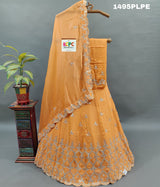 KcPc New Pure Upada Silk Cutdana Gotapatti Work Lehenga MAD