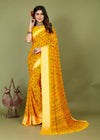 banarasi saree in yellow colour under 2000