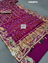 Pure Gaji Silk saree for Indian wedding