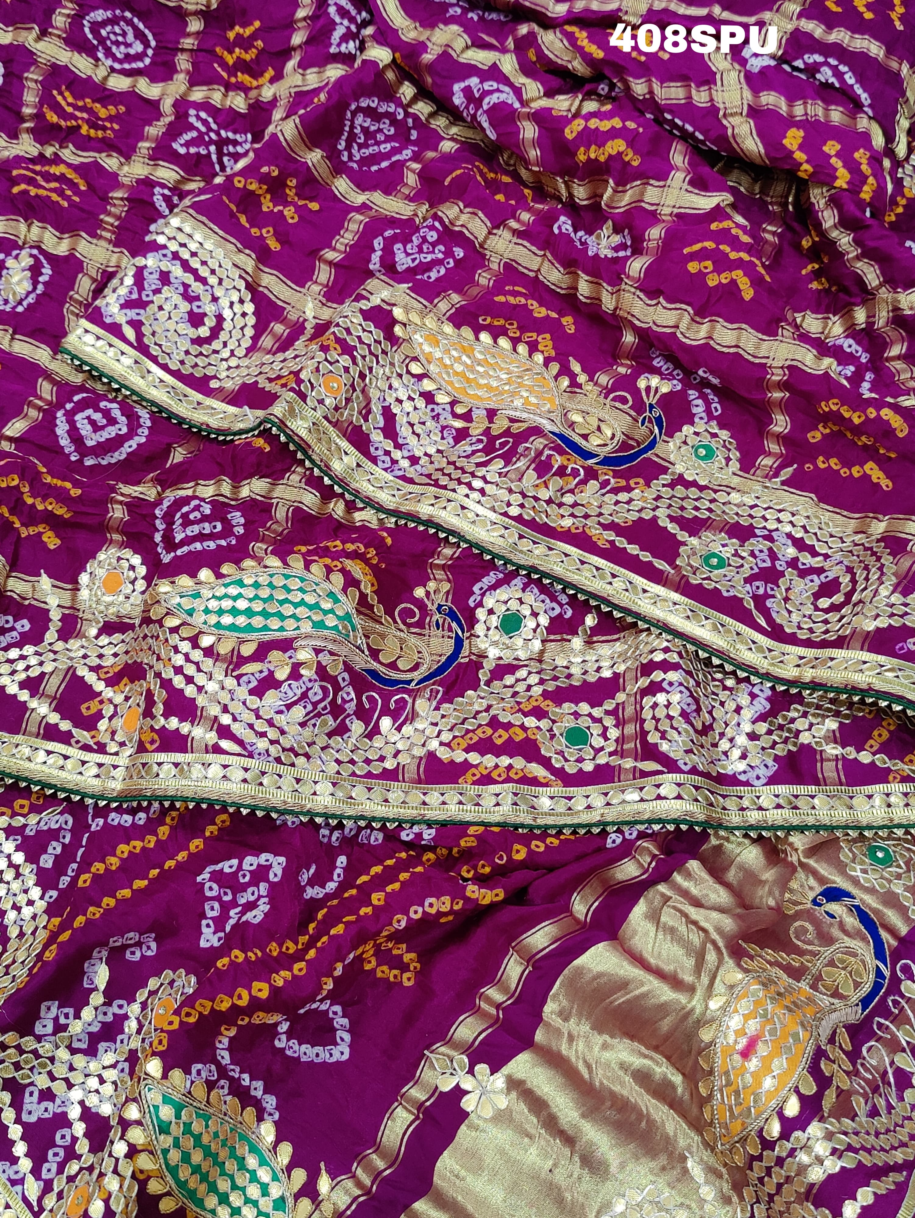 Pure Gaji Silk saree for Indian wedding