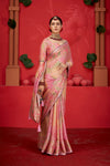 Printed Light Weight saree with Pashmina cotton silk febric