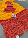 KcPc Special H O Silk Bandhani Print sareeRG