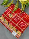 KcPc Marwadi Chunri Pure Gaji Silk Rajasthani Bel Buti Heavy Odhna