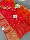 KcPc Orignal Dola Silk Double Shade simple Gotapatti Work With Zari Border Saree AMT