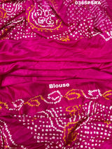 KcPc Fomous Pure Gaji Silk Bandhani Saree With BlouseASF