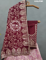 KcPc Pure Banarasi Dola silk With Zari Work Lehenga BTU