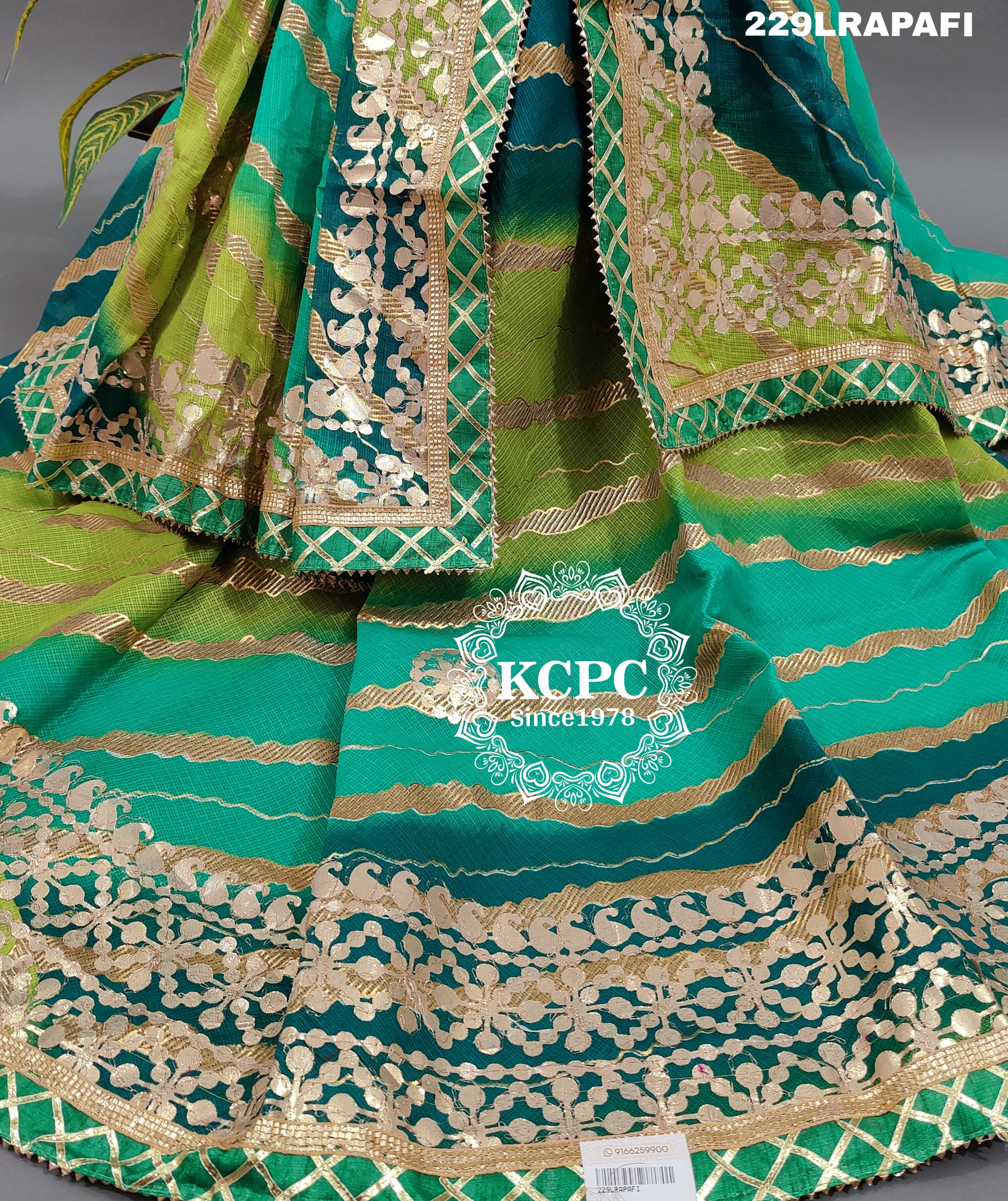By Leheriya Lehenga With Traditional Wear