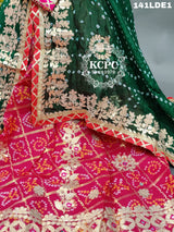 By Jaipuri Special LehengaWith Kota Doria Gotapatti Work