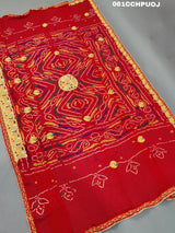 KcPc New Designer Belbuti Rajsthani Chunri Odhna (Pure Ojariya Fabric)