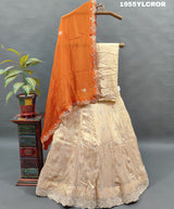 Silk Cutdana Gotapatti Cutwork Lehenga