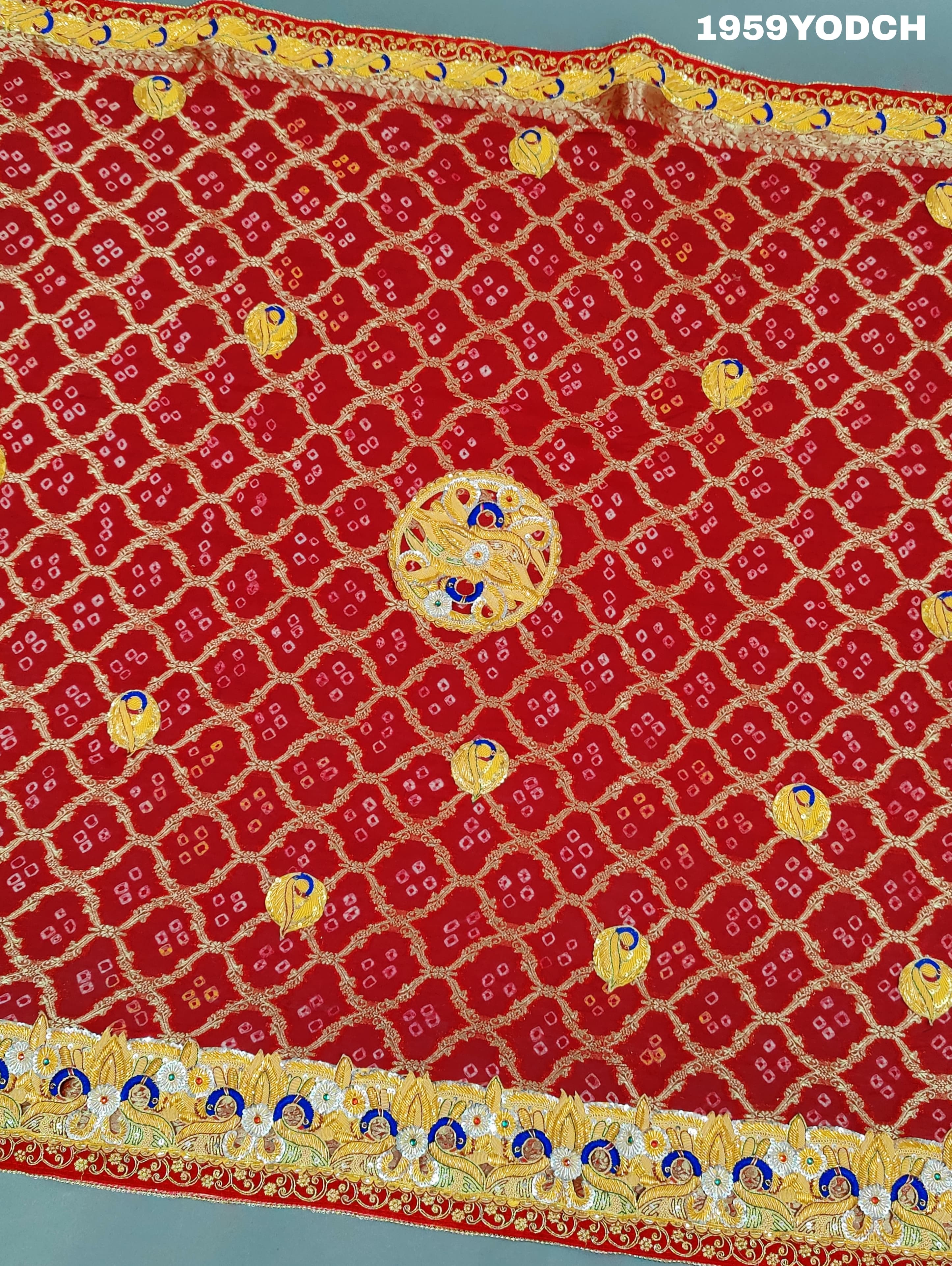 KcPc Latest Marwadi chunri Pure Georgette Bel ButiOdhna