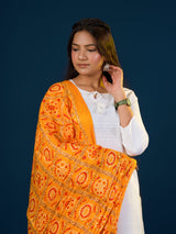 KcPc New Chinon Silk Bandhani Print DupattaRAY