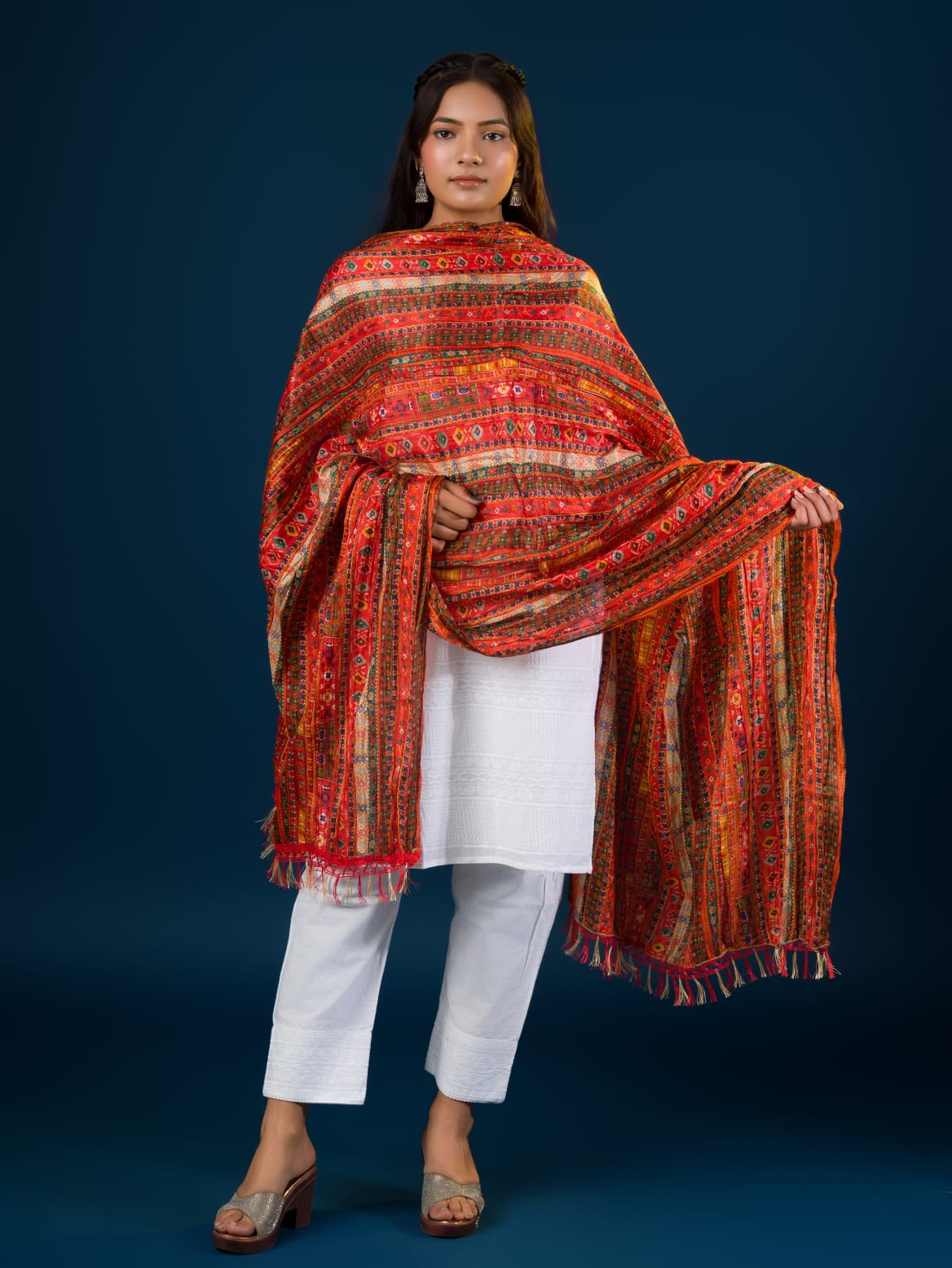 KcPc New Chinon Printed DupattaRAY