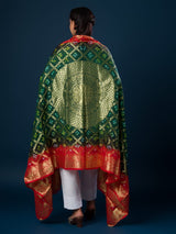 KcPc New Banarasi Bandhej Gharchola Kerry Chand Dupatta