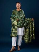 KcPc Special Silk Bandhani Dupatta with Handmade WorkSA