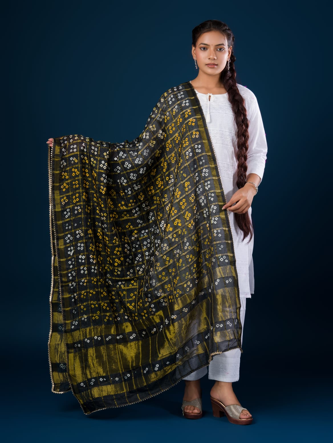KcPc Special Bandhani Gharchola Dupatta