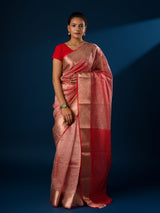 KcPc Latest Pure Tissue Silk Banarasi Handloom Zari Border saree INA