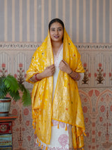 Buy Traditional Banarasi Style Dola Silk Dupatta Kcpc