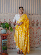 Buy Traditional Banarasi Style Dola Silk Dupatta Kcpc