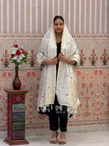 Buy Traditional Banarasi Style Dola Silk Dupatta Kcpc