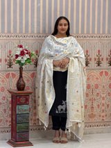 Buy Traditional Banarasi Style Dola Silk Dupatta Kcpc