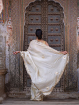 KcPc New Designer Cosmos Tissue Saree with Elegant Gotapatti WorkAMT