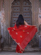 KcPc New Luxury Chinon Designer Saree with Fine Hand EmbroideryRB
