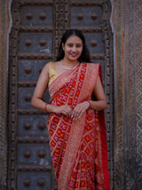KcPc New Premium Georgette Banarasi Zari Weaving Saree GNES